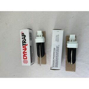 DynaTrap 6W UV Replacement Bulbs 2-Pack for Insect Traps Model 41050 3000 Hours